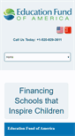 Mobile Screenshot of edufundamerica.com